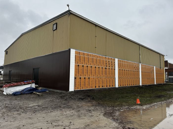 Donovan gym under construction